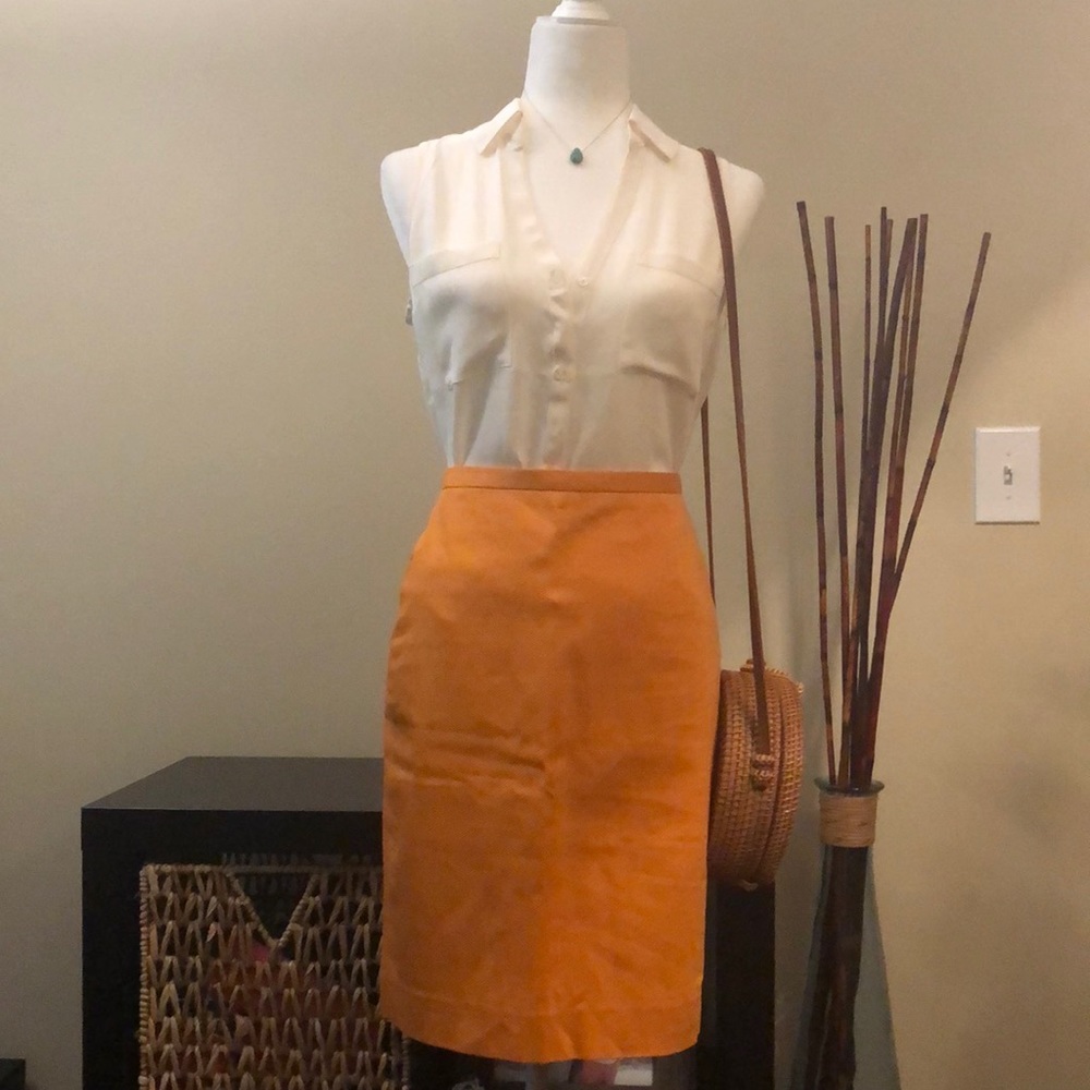 Limited Orange 🍊 pencil skirt